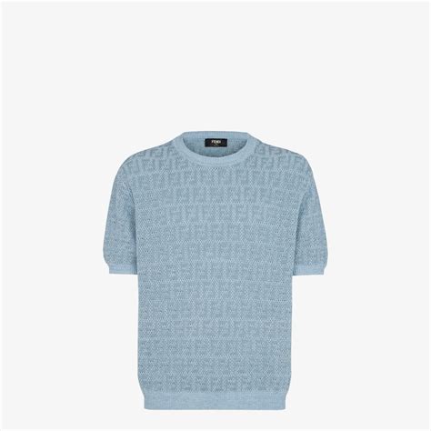 fendi light blue knitwear.